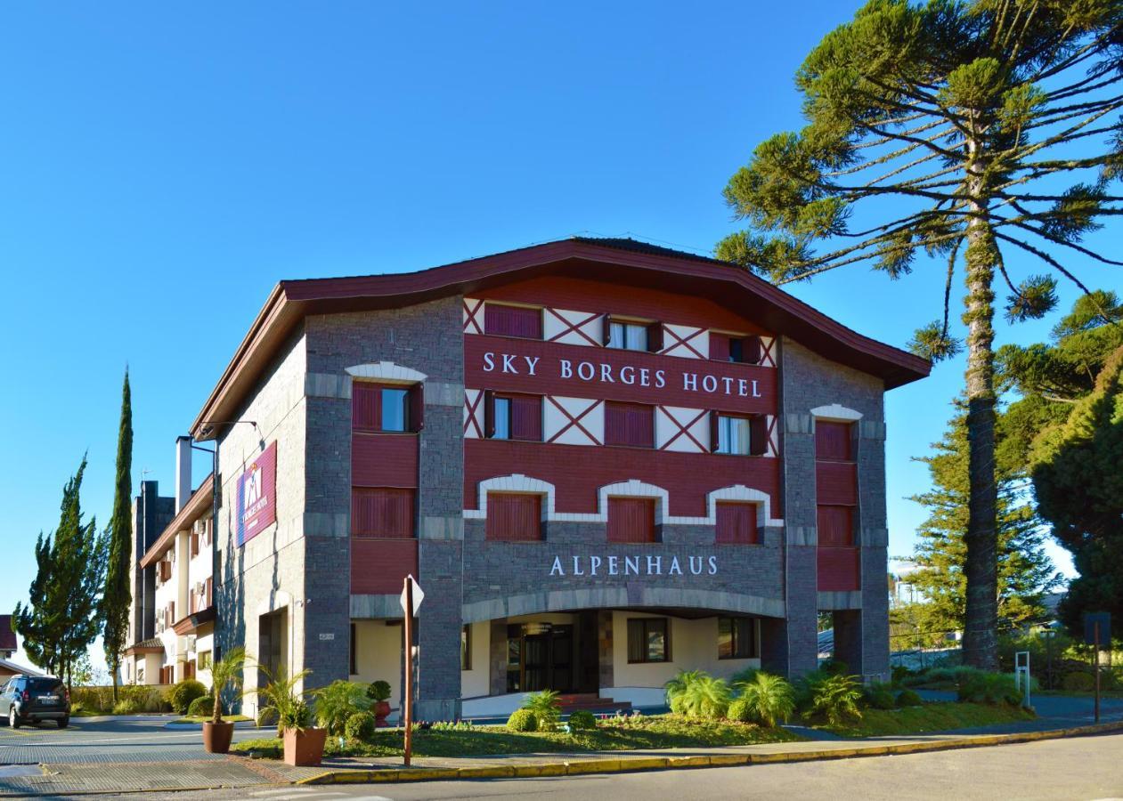 Sky Borges Hotel Alpenhaus - Gramado Exteriör bild